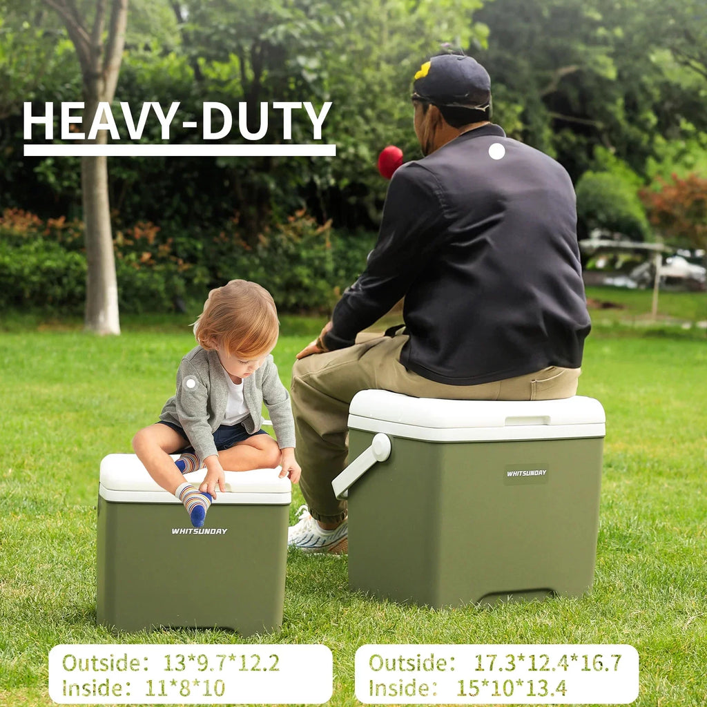 InsuLatitudeed Portable Cooler,Ultra-Light Hard Cooler
