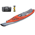 Advanced Elements AdvancedFrame® - Recreational InfLatitudeable Kayak with Pump - Convertible Solo or Tandem Kayak - 15 ft - Red
