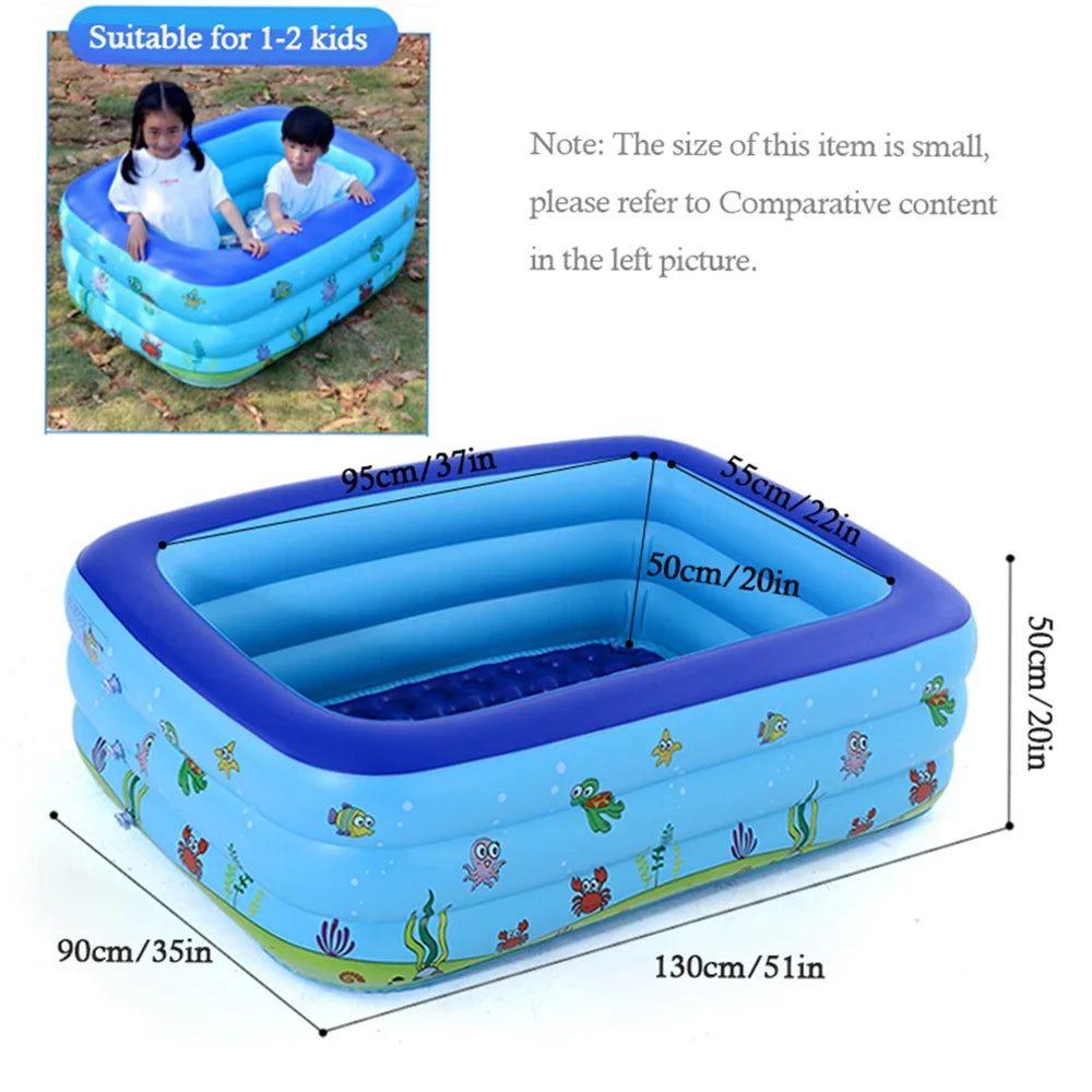moobody Portable Swimming Pool InfLatitudeable Swimming Pool Basin Kid Bathtub