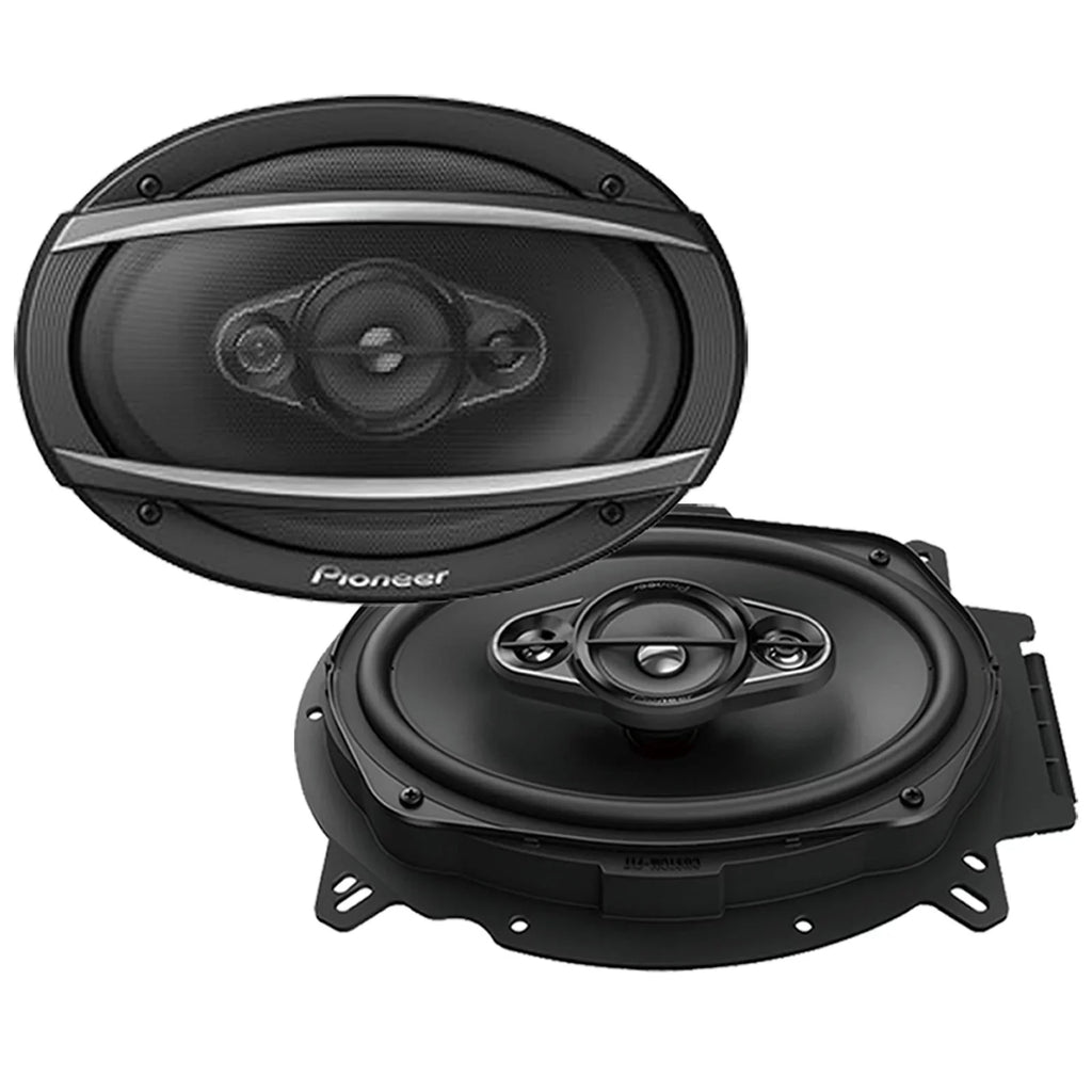 JVC KWV140BT 2DIN BT Car Stereo Receiver, interactivedisplay with Pyle License PLatitudee Mount Rear View Color Camera, Pioneer 6.5" 2-Way SPKR 250W, Pioneer 6"x9" 420W 3-Way SPKR & Enrock 16G 50' SPKR Wire