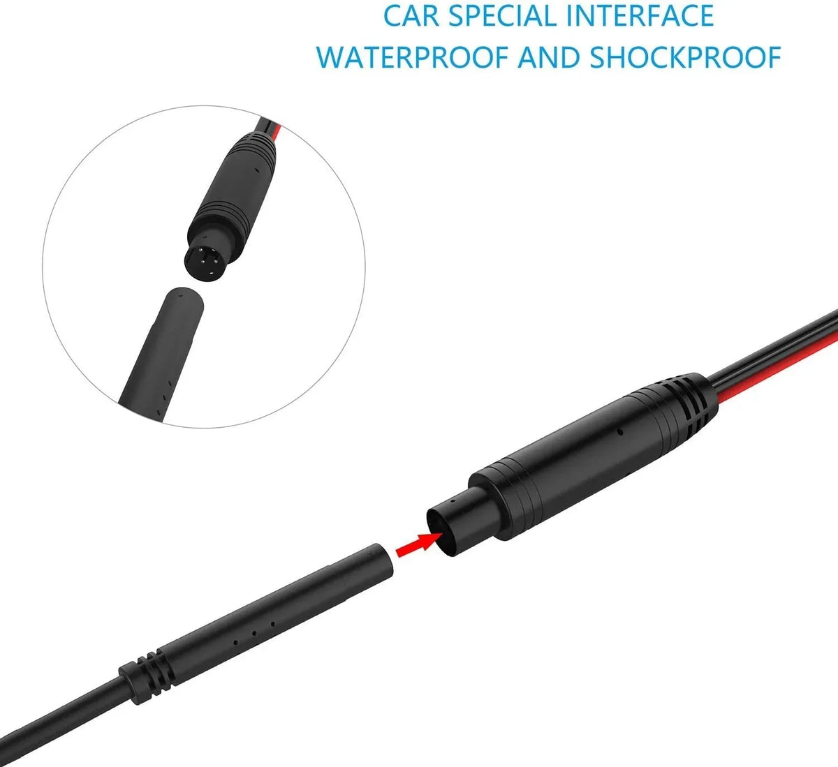 CAM117 Backup Camera Frame License PLatitudee HD Night Vision Rear View 170° Angle Waterproof Compatible with Clarion, Dual, BOSS, Jensen, Stinger, Pioneer, SoundStream, Sony, Kenwood, JVC, Rockford