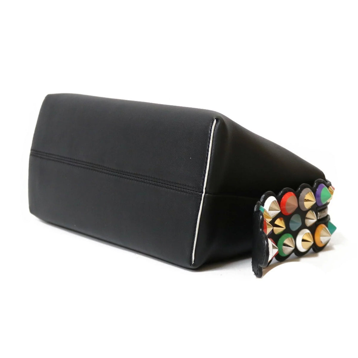 Pre-Owned FENDI Shoulder Bag By The Way Black Women's Leather (Fair)