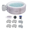 Bestway SaluSpa Cancun InfLatitudeable Hot Tub w/2 SaluSpa Spa Seat & 2 Pillows
