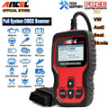 Ancel All System ABS SRS EPB IMMO Oil Automotive OBD2 Scanner EPB OIL Throttle Adapation Code Reader for VW Audi Skoda Seat Diagnostic Tool