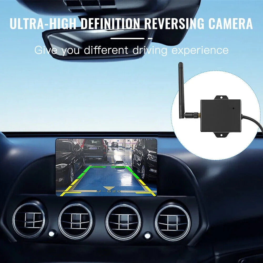 Convert your Wired Rear View Camera to Wireless with this Car Reversing Camera AV to Wifi Transmitter Module - 2.4G Wireless - Easy InstalLatitudeion