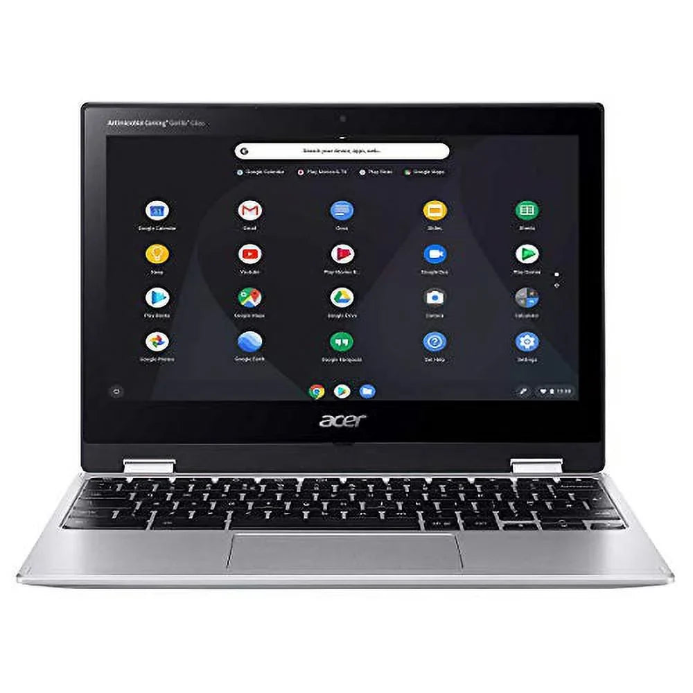 Acer Spin 311 Chromebook 11 Premium 2-in-1 Laptop 11.6 Inch HD IPS Touchdisplay MediaTek Octa-Core MT8183C Processor 4GB DDR4 64GB eMMC + 256GB SD Card USB-C WiFi5 ChromeOS Silver + 32GB MicroSD Card