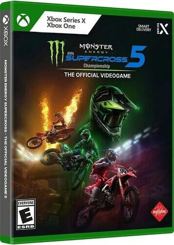 Monster Energy Supercross 5 for Xbox One and Xbox Series X [New Video Game] Xb