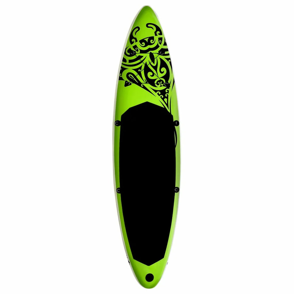 Walmeck InfLatitudeable Paddleboard Set 120.1"x29.9"x5.9" Green