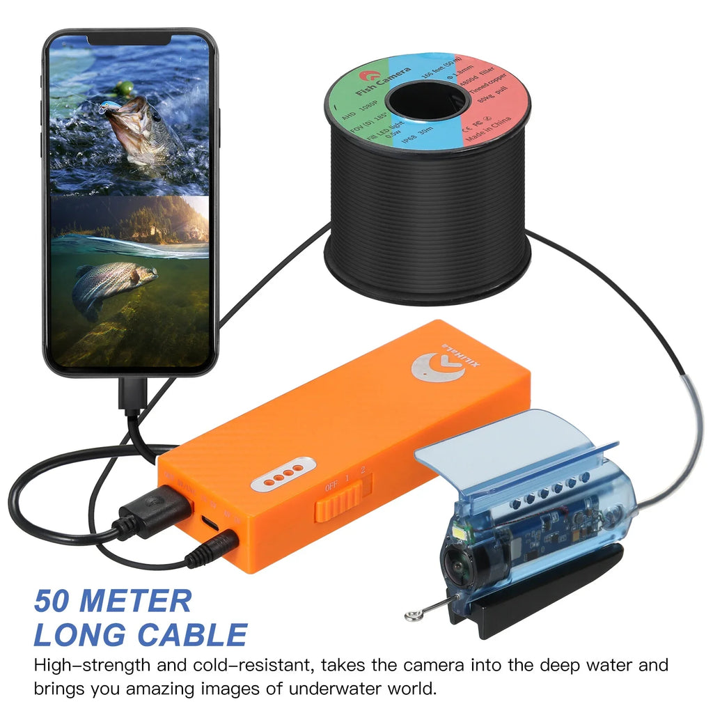 Dive into  Depths with Gofishup Underwater Camera - 1080P Live Video Fish Finder for Ice Lake Sea Boat Kayak Fishing