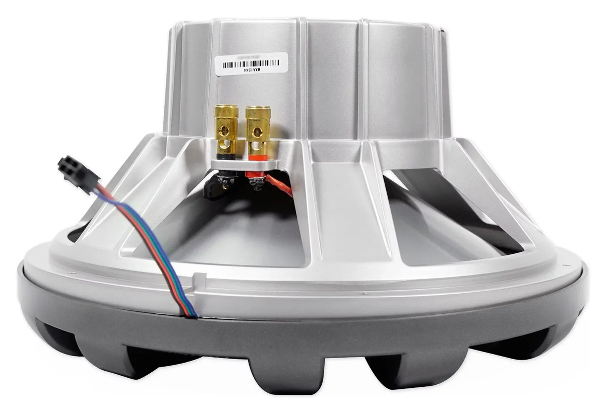 Memphis Audio MXA1244 12" 500 Watt LED Dual 4-Ohm Marine Subwoofer Boat Sub