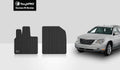 ToughPRO - Two Front Mats Compatible with CHRYSLER Pacifica - All Weather Heavy Duty (Made in USA) - Black Rubber - 2005