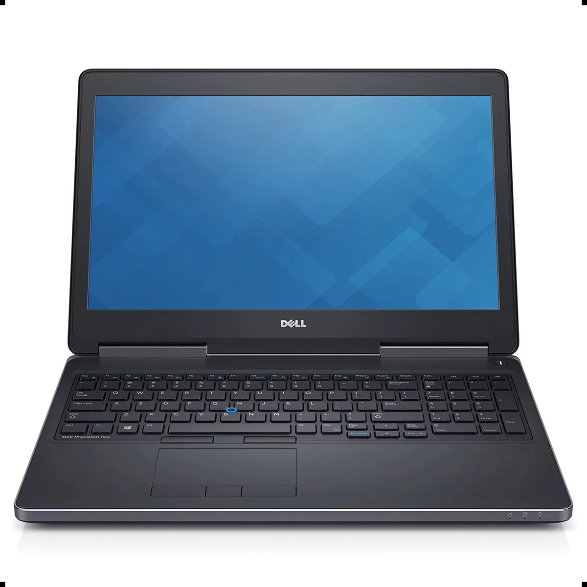 Refurbished Grade A Dell Precision 7510 15.6" Business Laptop, Intel Core i7-6920HQ 2.9GHZ, 8G DDR4,  500 SSD, MDP, HDMI, Windows 10 Pro 64 Bit-Multi-Language(EN/ES/FR)
