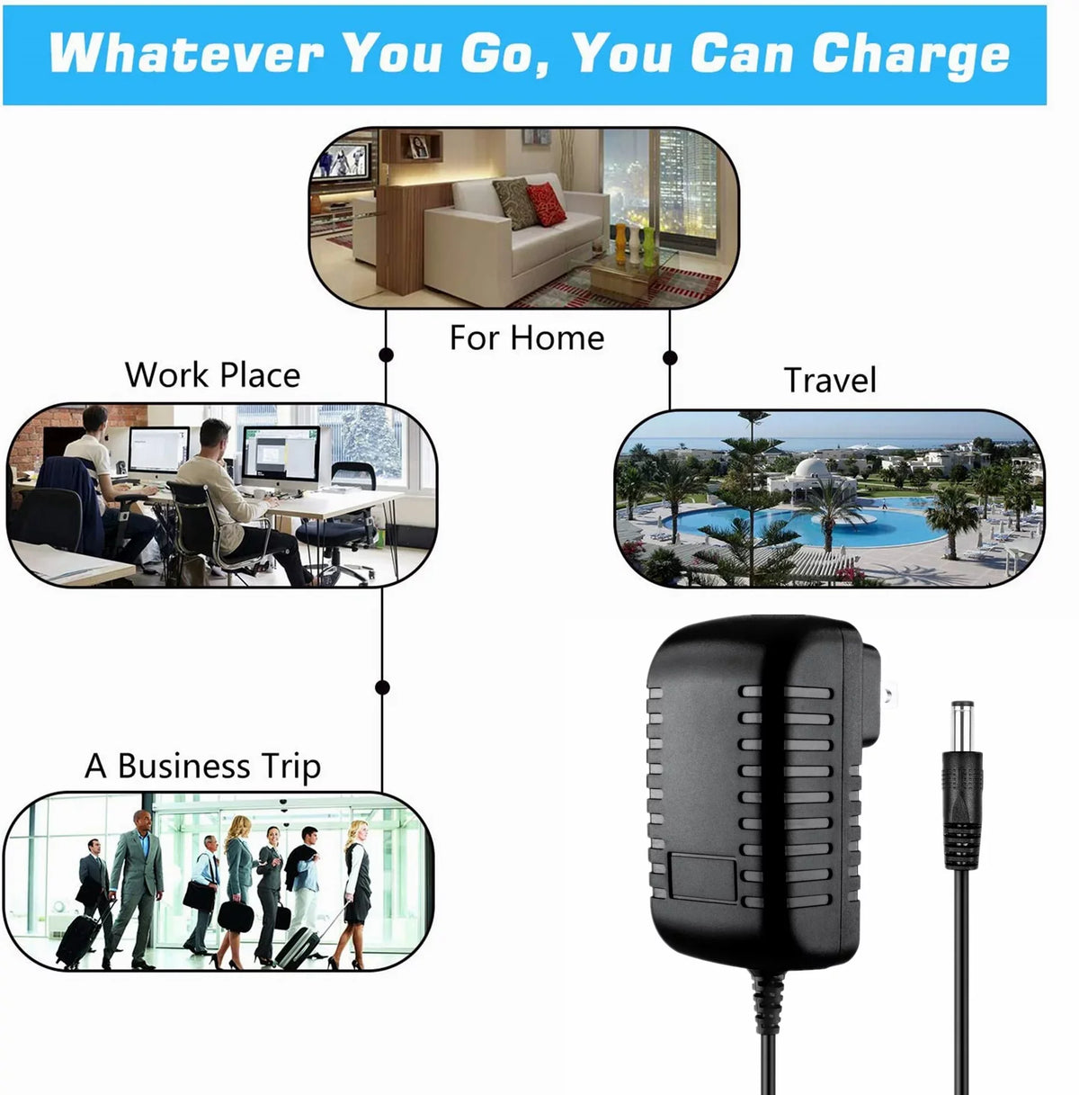 KONKIN BOO Compatible AC / DC Adapter Replacement for Google Fiber PN: 07079618 Model No: PB-1180-29 PB118029 LITEON Technology Power Supply Cord Cable Charger Mains PSU
