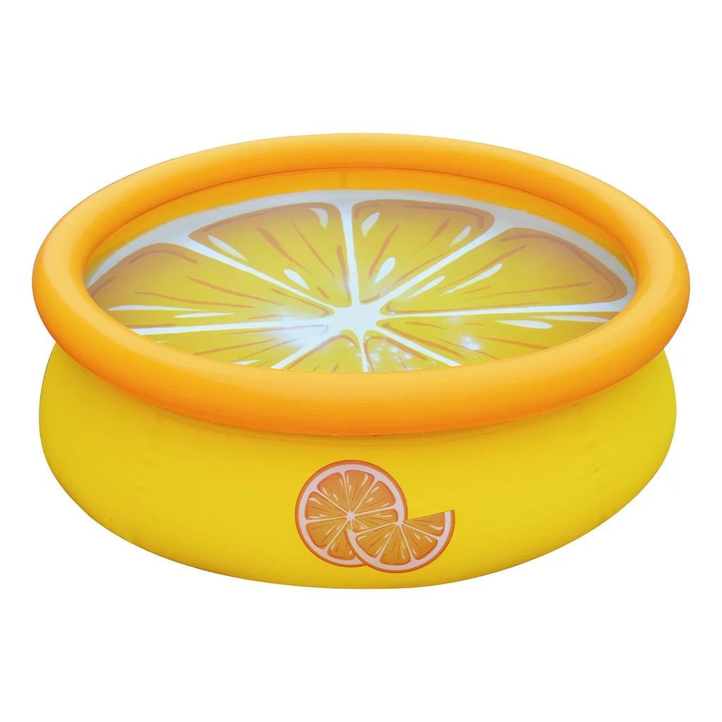 JLeisure Prompt Set & Orange InfLatitudeable Outdoor Swimming Pool (2 Pack)