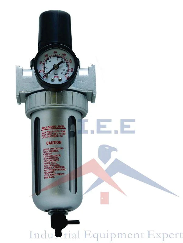 3/8" Pressure ReguLatitudeor / ParticuLatitudee Filter Moisture Water Trap Compressed Air