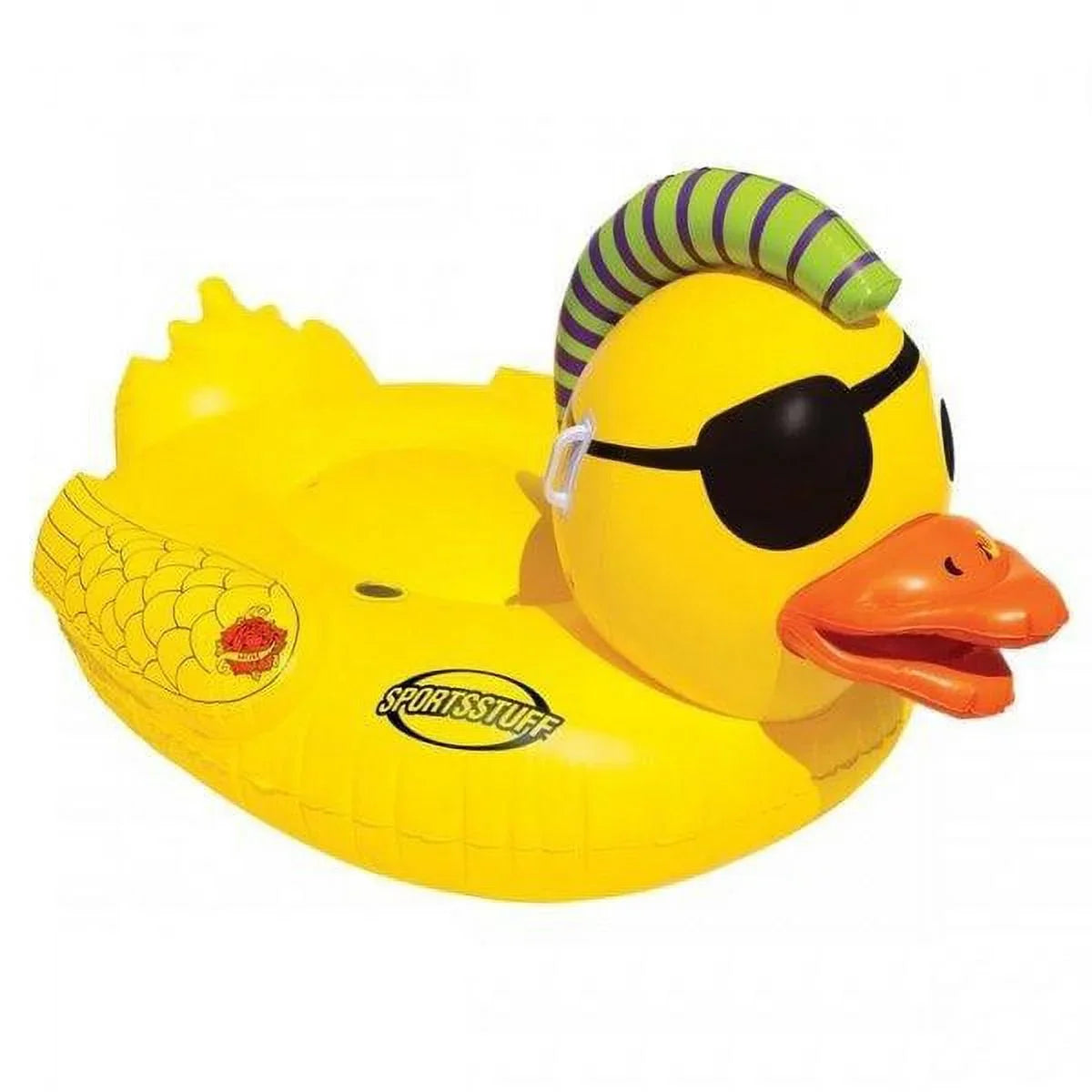 Airhead AHPF3019 Punk Duck InfLatitudeable Pool Float, Yellow