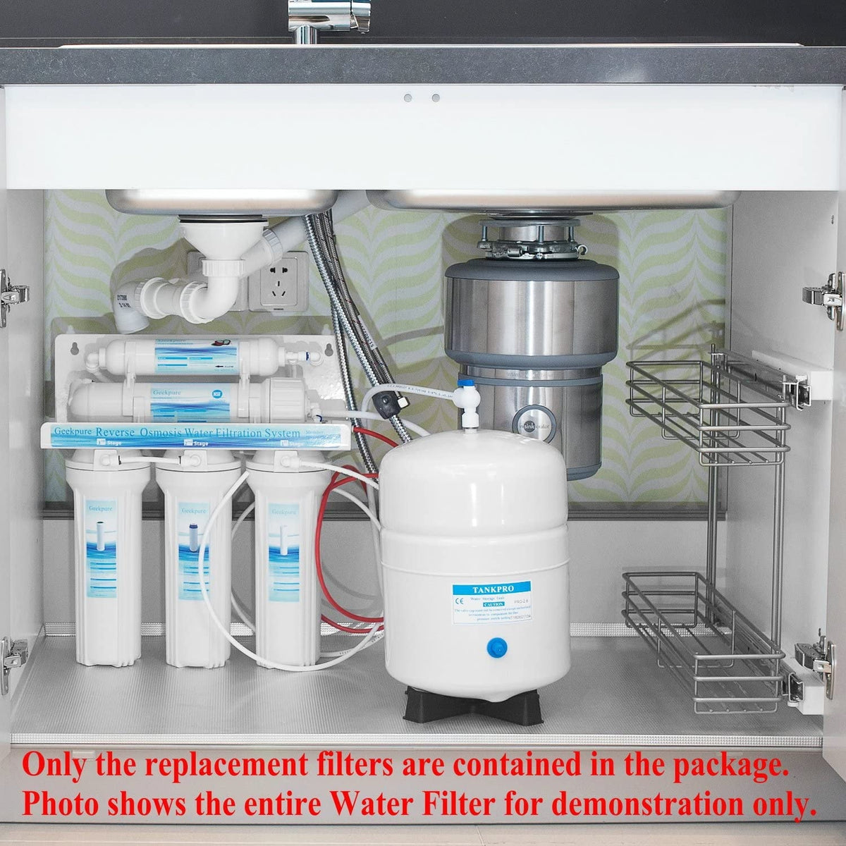 Geekpure Reverse Osmosis RO Membrane 100 GPD Water Filter Replacement-NSF Certificated (1)