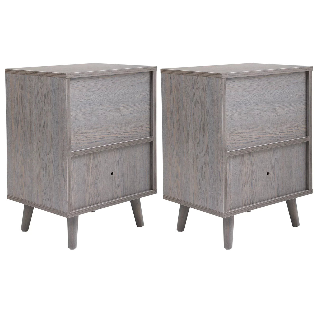 Walmeck ,With Drawer Of 2 Low 2 Low Bedside - Set Of 2 Bedside Table End Side Table Tables Table Set With And Drawer (2) Bedside Cabinet Room Cabinet Room Bedroom Compartment Sofa End Set With Low
