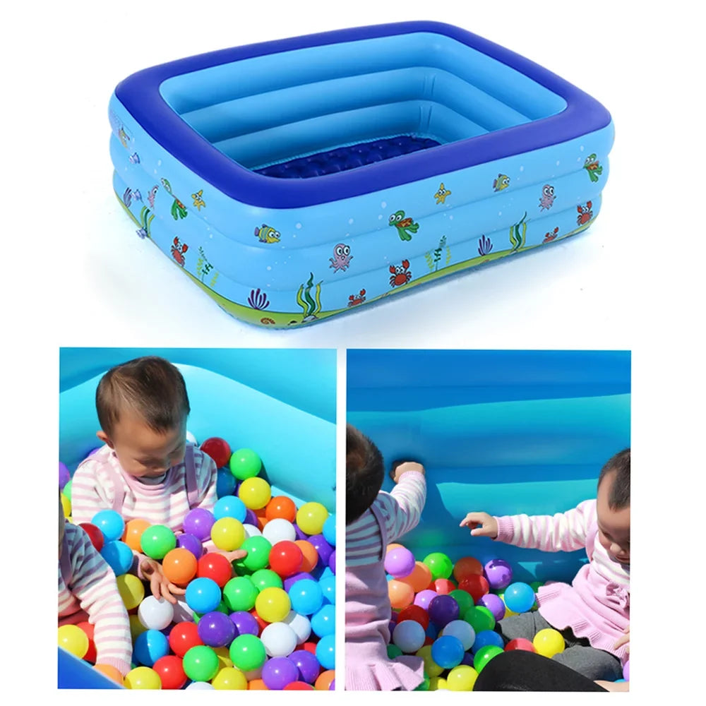 moobody Portable Swimming Pool InfLatitudeable Swimming Pool Basin Kid Bathtub