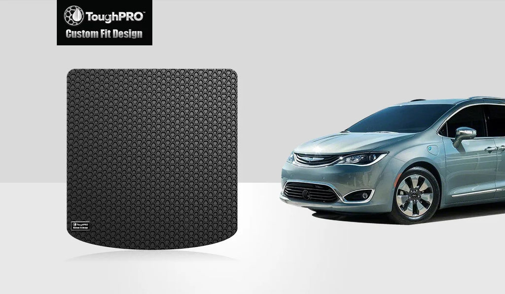 ToughPRO - Cargo Mat Compatible with DODGE Grand Caravan - All Weather Heavy Duty (Made in USA) - Black Rubber - 2013