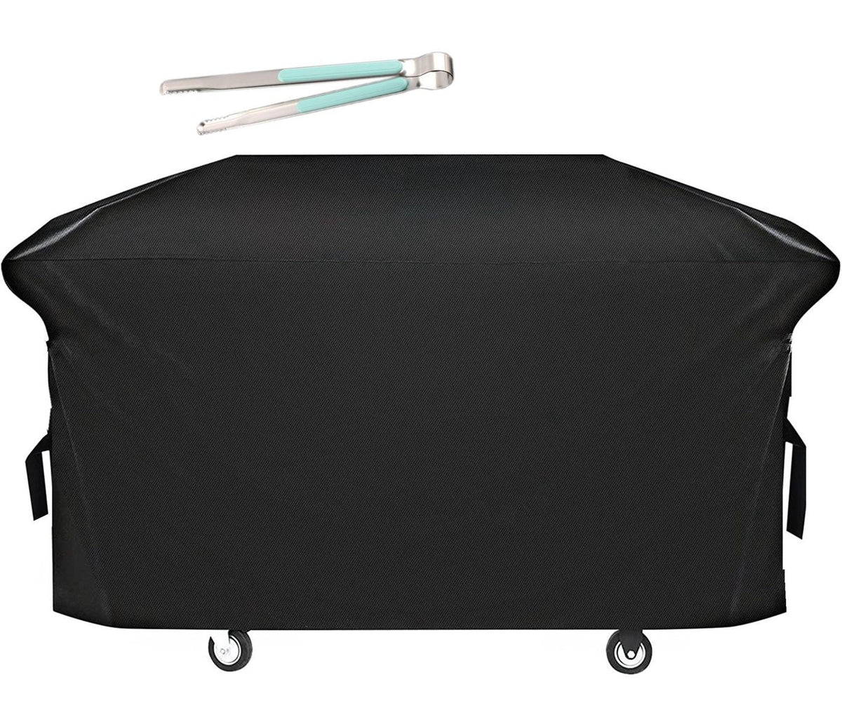 Heavy Duty 600D Polyester Cover Fits 5482 Blackstone 36 inches Griddle Cooking Station with Hood,Also for Blackstone 28 inch XL,Outdoor FLatitude Top Gas Grill Cover with Straps