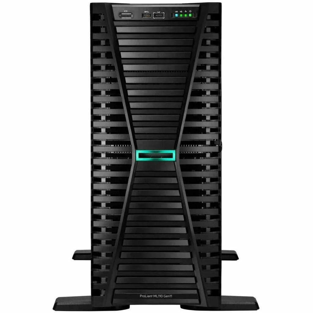 HPE ProLiant ML110 G11 4.5U Tower Server - 1 x Intel Xeon Gold 5416S 2 GHz - 32 GB RAM - Serial ATA Controller - Intel C741 Chip - 1 Processor Support - 1 TB RAM Support - Up to 16 MB Graphic Card ...
