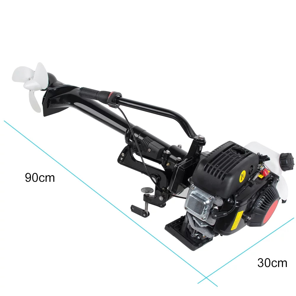 4 Stroke 3.6 HP 55CC Outboard Motor Boat Engine With Air Cooling System Machine