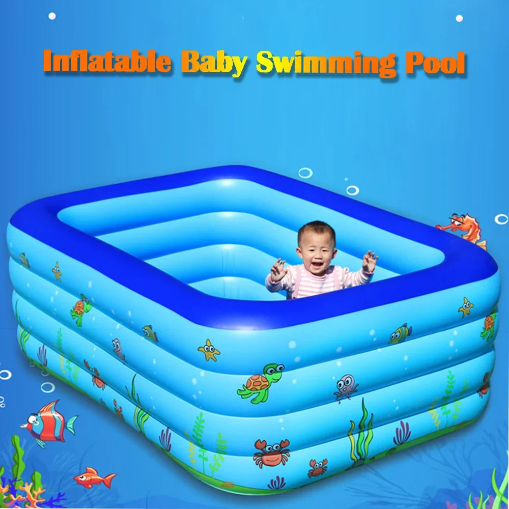 moobody Portable Swimming Pool InfLatitudeable Swimming Pool Basin Kid Bathtub