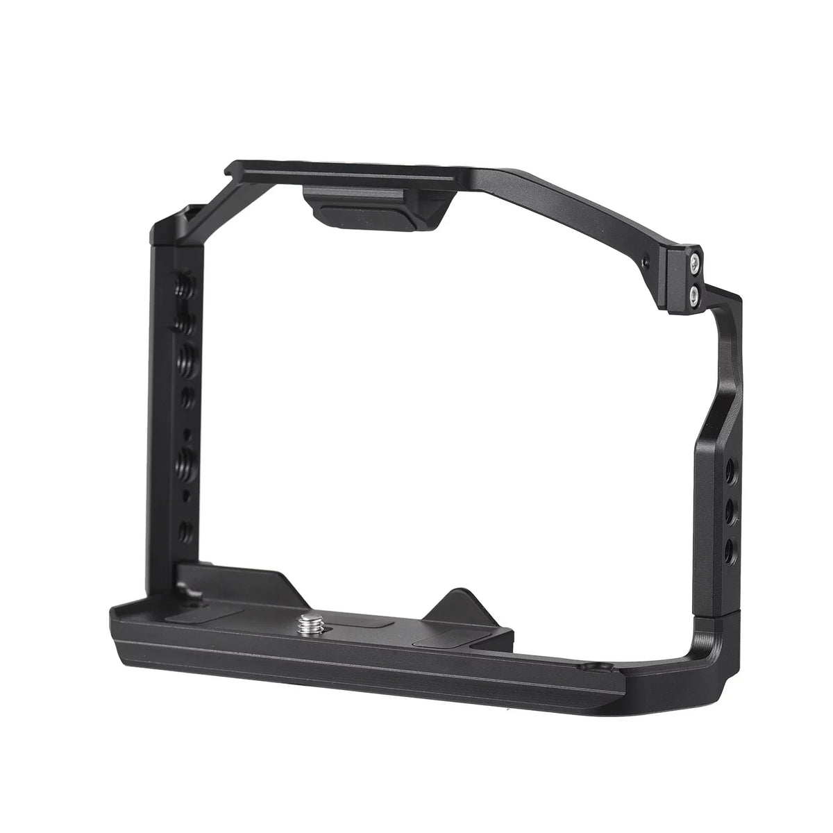 ammoon Camera Cage with Cold Shoe Mount and Magnetic Wrench Slot for GH6 Durable Aluminum Alloy Construction