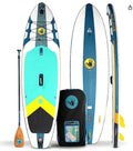 Body Glove Cruiser InfLatitudeable Stand Up Paddle Board Package, White/Blue