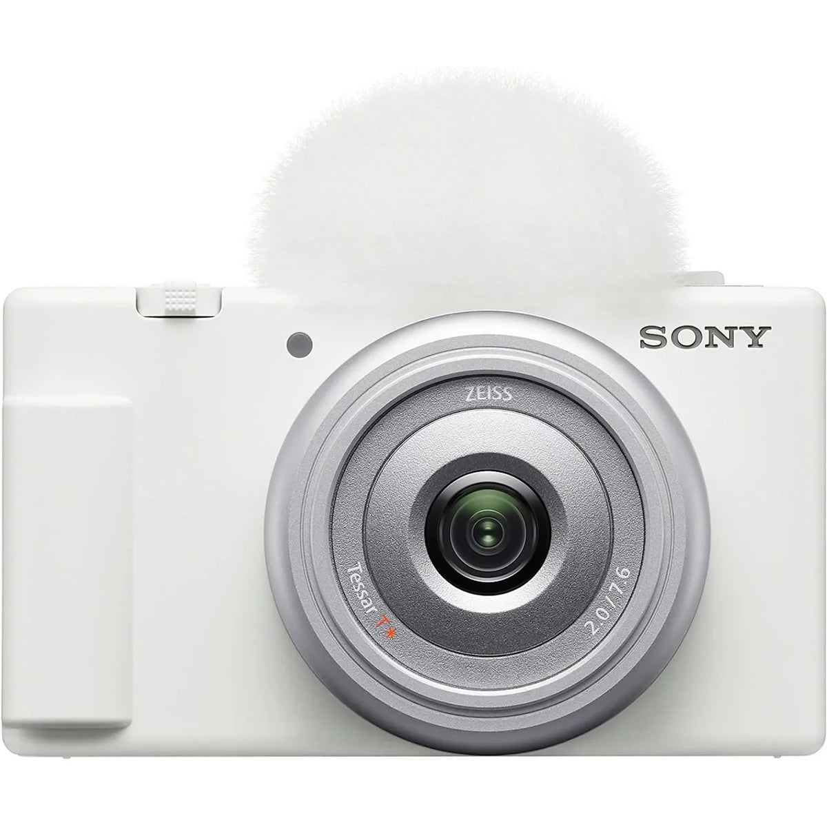 Sony ZV-1F Vlog Camera with 4K Video & 20.1MP for Content Creators and Vloggers White ZV-1F/W Bundle