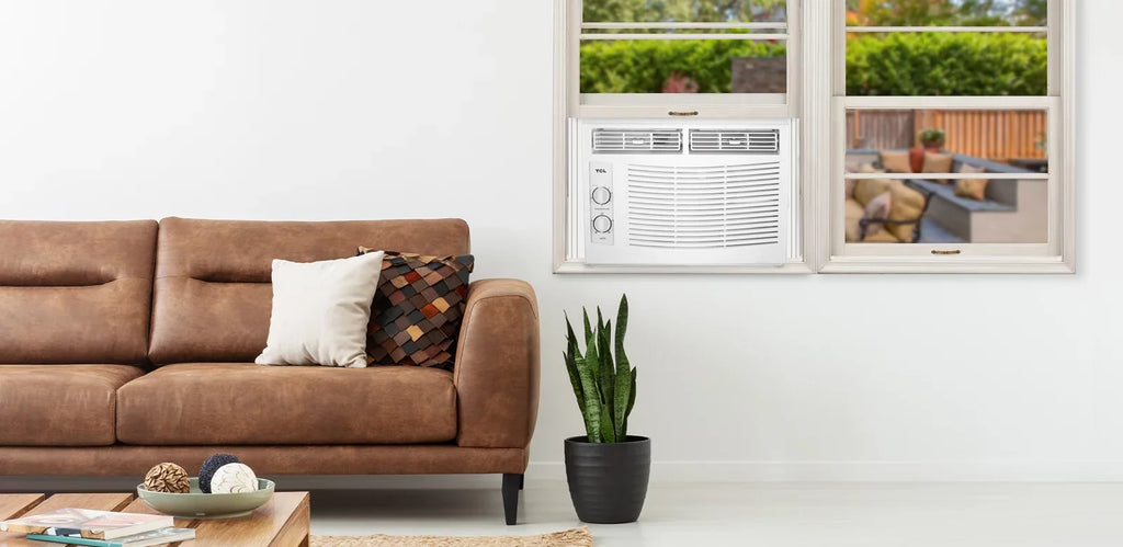 TCL 5,000 BTU White Mechanical Window Air Conditioner