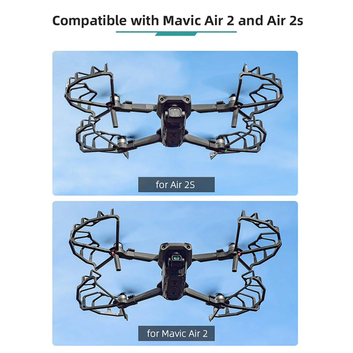 ZiSUGP Propeller Protection Ring For DJI Mavic Air 2/Air 2S Drone Propeller Leaf Guard Protection Drone Accessories F 11 Pro Drone