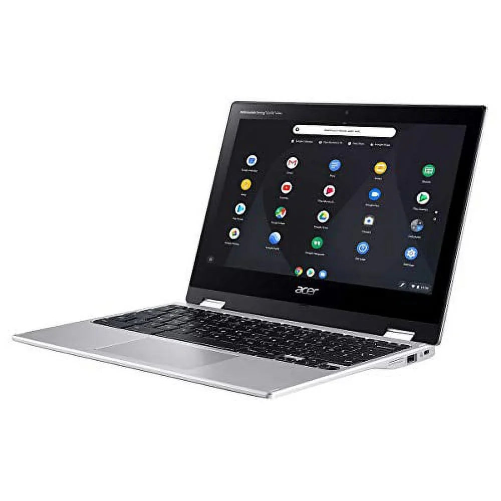 Acer Spin 311 Chromebook 11 Premium 2-in-1 Laptop 11.6 Inch HD IPS Touchdisplay MediaTek Octa-Core MT8183C Processor 4GB DDR4 64GB eMMC + 256GB SD Card USB-C WiFi5 ChromeOS Silver + 32GB MicroSD Card