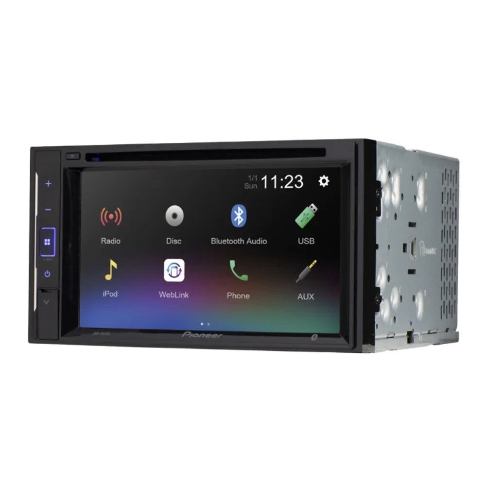 KIT4954 Bundle for 2015-2016 Toyota Camry W/ Pioneer Double DIN Car Stereo with Bluetooth/Backup Camera/InstalLatitudeion Kit/in-Dash DVD/CD AM/FM 6.2" WVGA Touchdisplay Digital Media Receiver