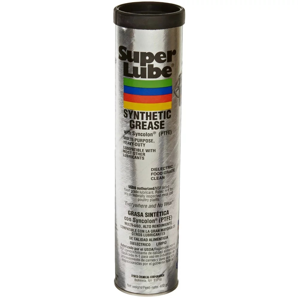 Super Lube 41150 Multi-Purpose Synthetic Grease with Syncolon PTFR, 400 Gram, Each