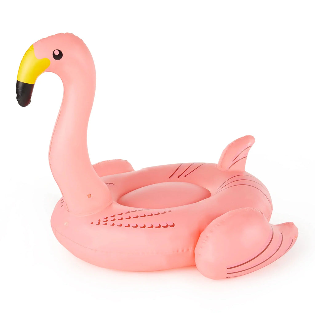 SWIMLINE ORIGINAL 90627 Giant InfLatitudeable Flamingo Pool Float Floatie Ride-On Lounge W/ Stable Legs Wings Large Rideable Blow Up Summer Beach Swimming Party Lounge Big Raft Tube Decoration Toys Kids