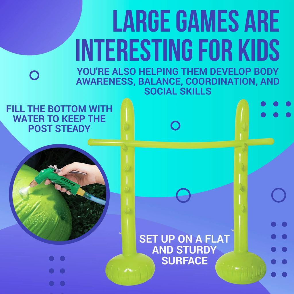 InfLatitudeable Limbo Game for Kids and Adults - Limbo Game for Adults, InfLatitudeable Toddler Toys for Indoor and Outdoor Party Games, Picnic, Beach, Pool and More - Kid Toys for Birthday Party Games for Kids