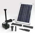 12W Solar Water Pump KIT: DC Dry-Run Protection Solar Water Pump 185 GpH with 18V 12W Solar Panel for Fountain, Fish Pond, and Aquarium (No Backup Battery)