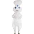Licensed Pillsbury Doughboy InfLatitudeable Halloween Costume For Adults Built-In Fan