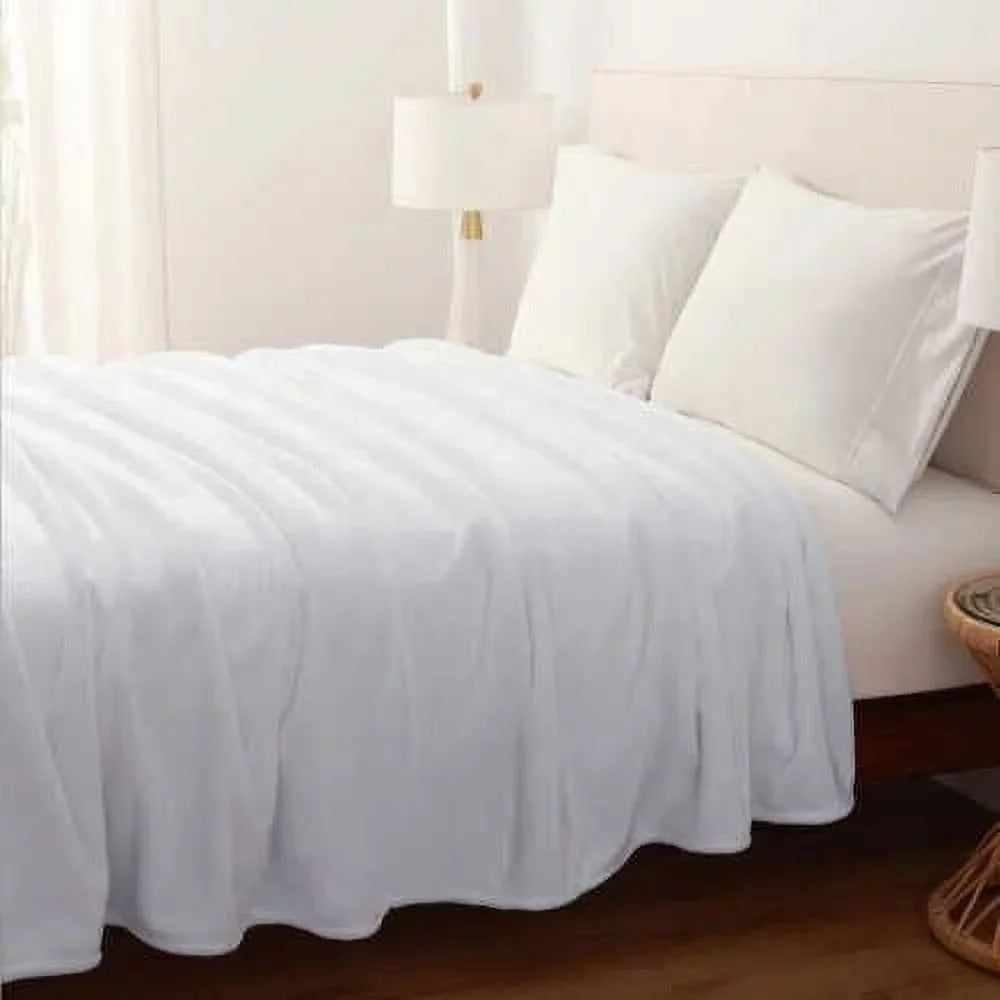 Berkshire Life Eco soft Queen Blanket White 98"x92"