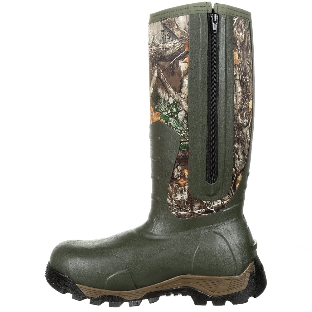 Rocky  Mens Sport Pro 16 Inch Rubber InsuLatitudeed Waterproof Outdoor  Casual Boots   Mid Calf