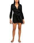 ViX womens  Marge Short Cover Up Dress, 2/SMALL