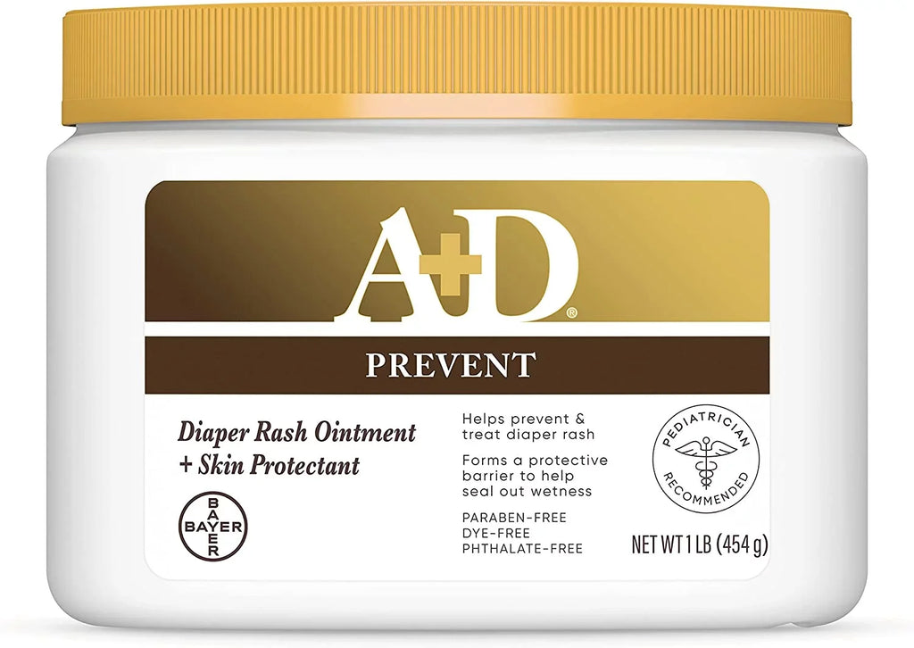 A D Original Diaper Rash Ointment, Skin Protectant With Lanolin And PetroLatitudeum, (Packaging May Vary) Cream 16 Ounce (Pack Of 1)