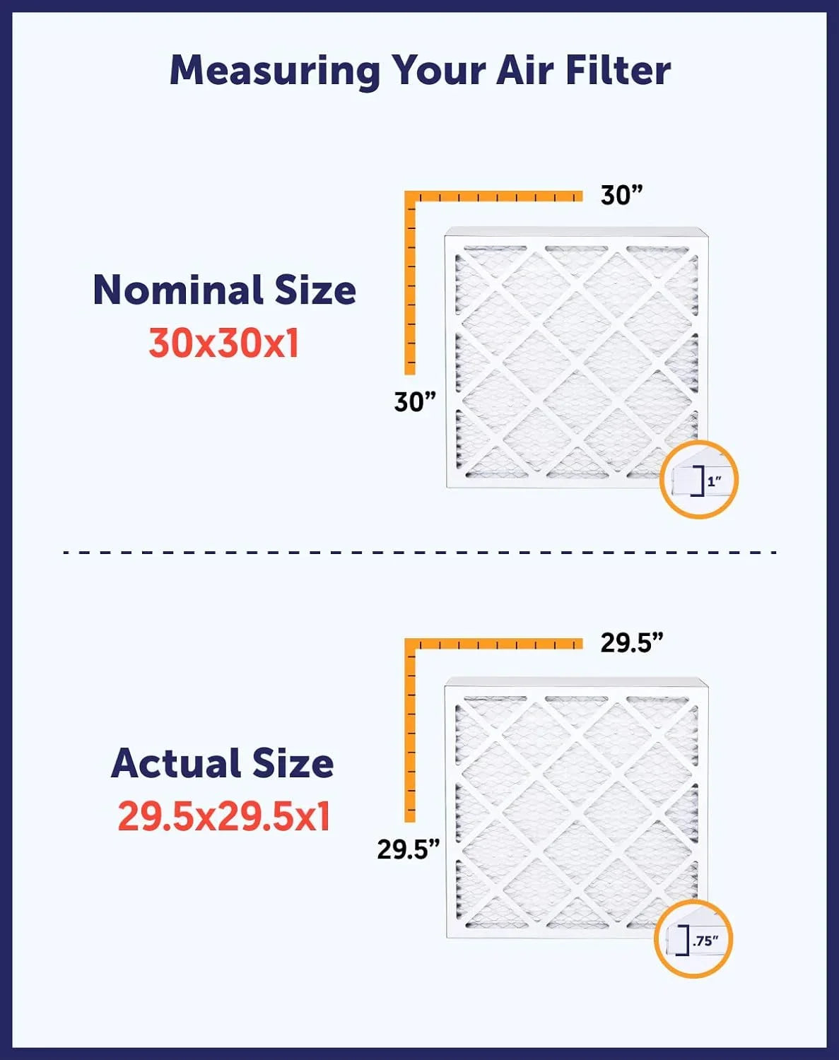 Filter King 38x35.5x1 Air Filter | 4-PACK | MERV 8 HVAC Pleated A/C Furnace Filters | MADE IN USA | Actual Size: 38 x 35.5 x .75"