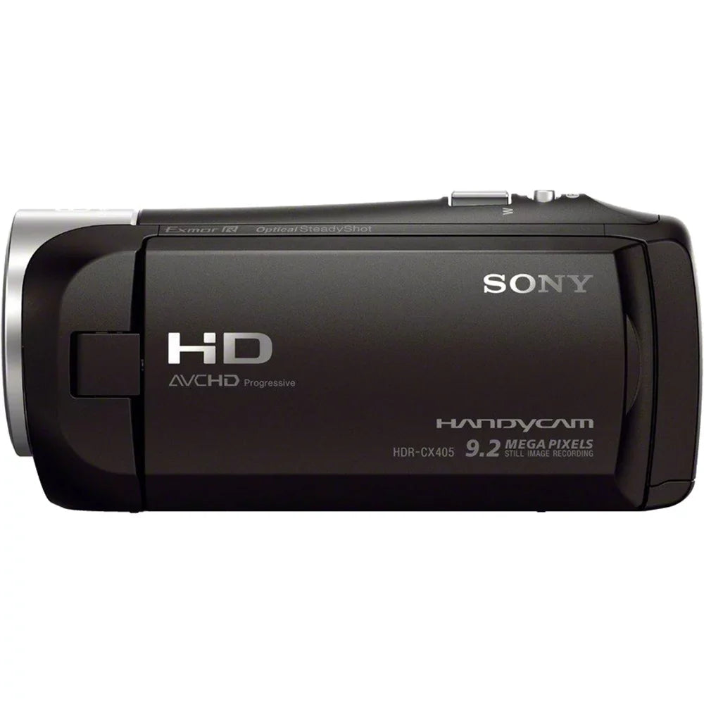 Sony HDRCX405 HDR-CX405 CX405 Video Recording Handycam Camcorder Bundle with Deluxe Bag, 32GB MicroSDHC Memory Card, AC/DC Charger, HDMI Cable, Battery Pack, and More