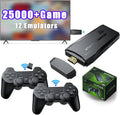 Game Stick 64G, 25,000+ Retro Games, Compatible with 12 EmuLatitudeor Console, Wireless Retro Game Console Support 4K HD Output, Plug and Play Video Games for TV, 2.4G Wireless Controllers