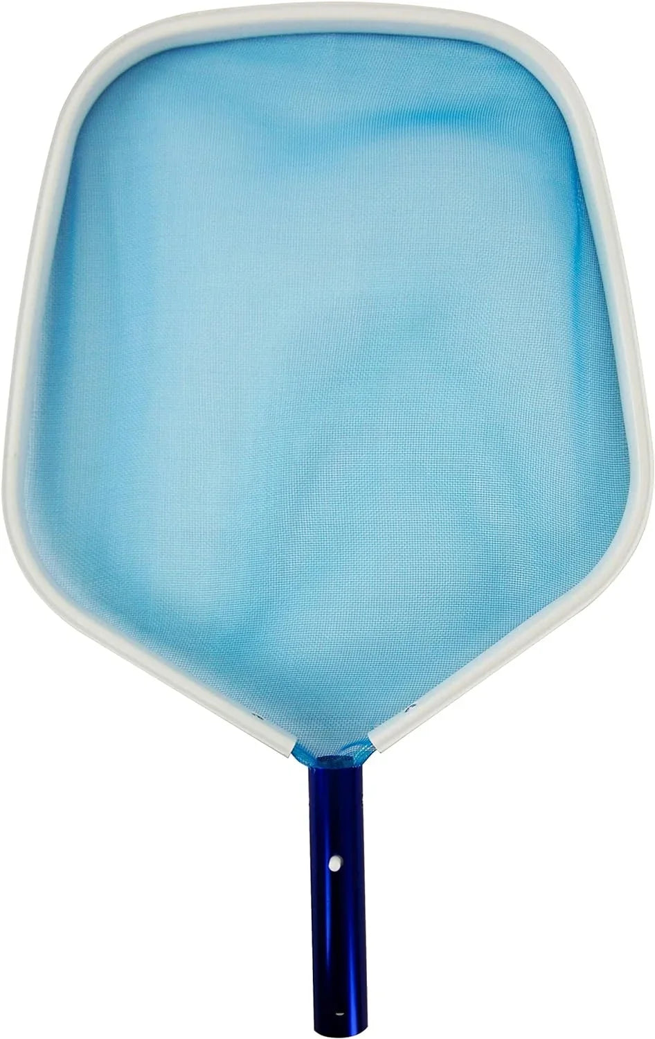 Deluxe Heavy-Duty Pool Skimmer With Ultra Fine Mesh | Remove Leaves And Debris For Inground Pool, Above Ground Pool, Fountain And Spas | Chemical-Resistant | Blue