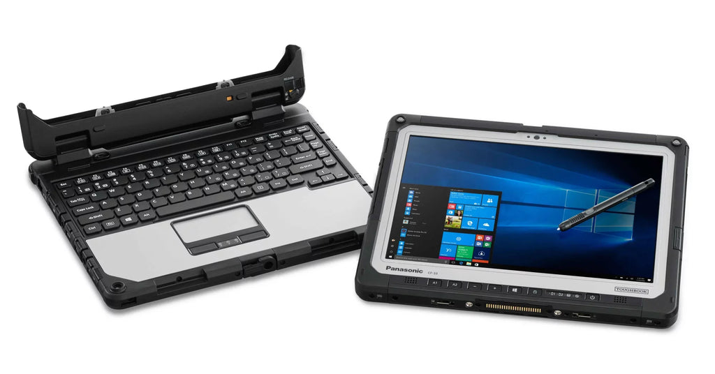 Fully Rugged 12" Panasonic TOUGHBOOK CF-33, Intel i5-7300U, 256GB SSD, 8GB RAM, Win11, WiFi, Bluetooth, Serial Port, Dual-Touchdisplay, Dual-Battery, Dual-Camera, Ultra-Bright Display, 1-Yr Warranty