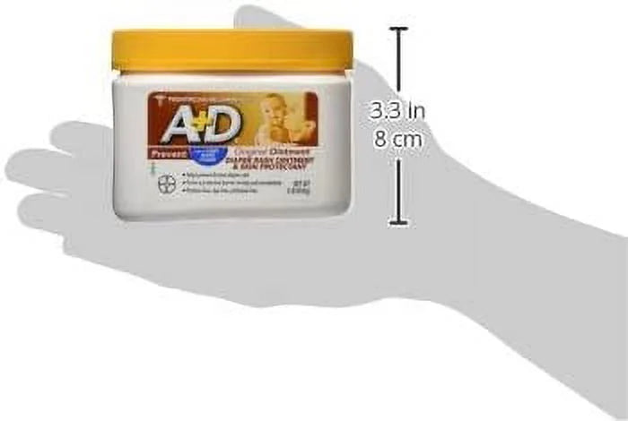A D Original Diaper Rash Ointment, Skin Protectant With Lanolin And PetroLatitudeum, (Packaging May Vary) Cream 16 Ounce (Pack Of 1)